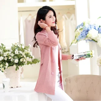 Comfort Warm Dusty Pink Cardigan