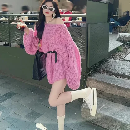 Pink Sweater Dresses