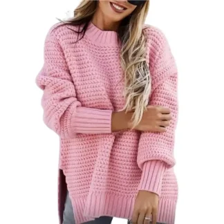 Pink Pullover Sweaters
