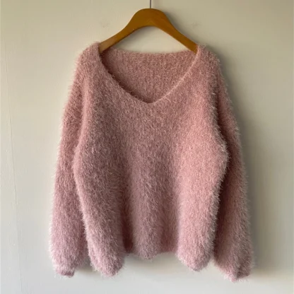 Elegant Style Pink Sweater - Image 5